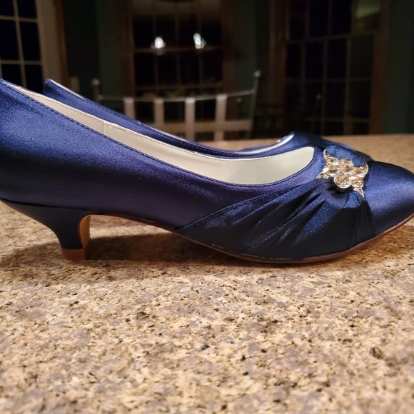 ELEGANTPARK WOMENS BLUE SIZE 6 DRESS SHOES - Picture 2 of 3